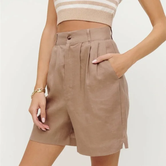 Reformation Linen Short NWT - Picture 3 of 4